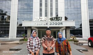 Kuasa M dan R, Tepati Janjinya Ke Polres Bogor Menanyakan Perkembangan Laporan