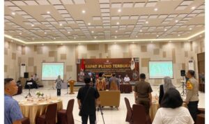 Polres Ngawi Mengamankan Sidang Pleno Pilkada