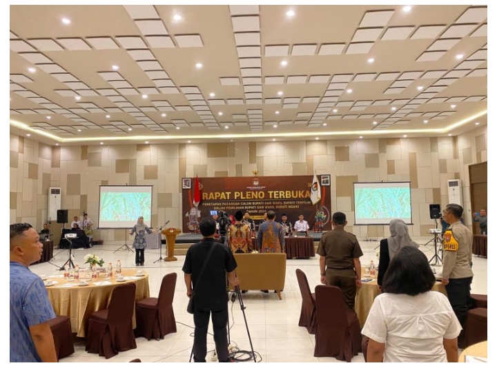 Polres Ngawi Mengamankan Sidang Pleno Pilkada