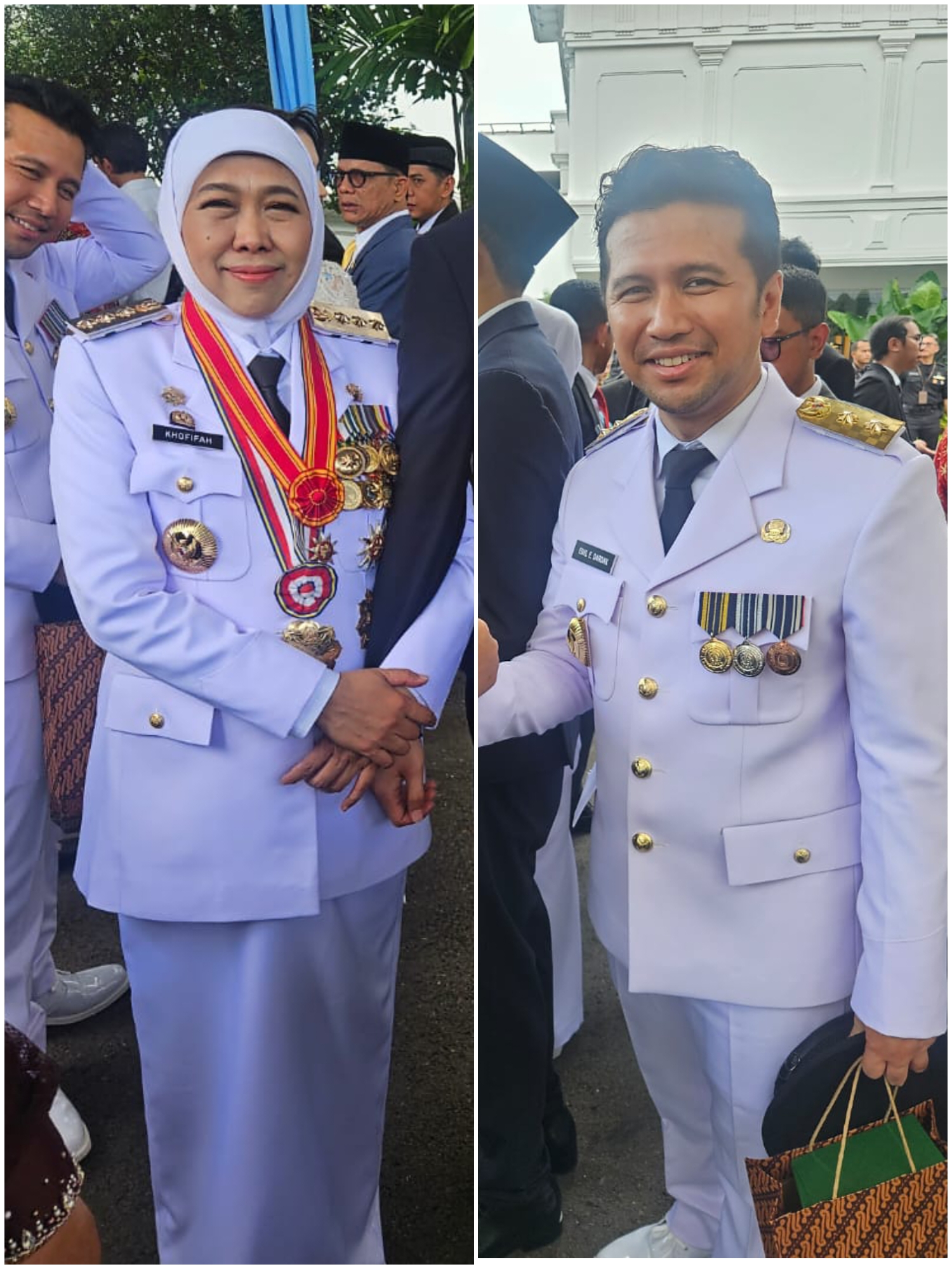 Presiden Prabowo Resmi Lantik gubernur dan wakil gubernur Jawa Timur